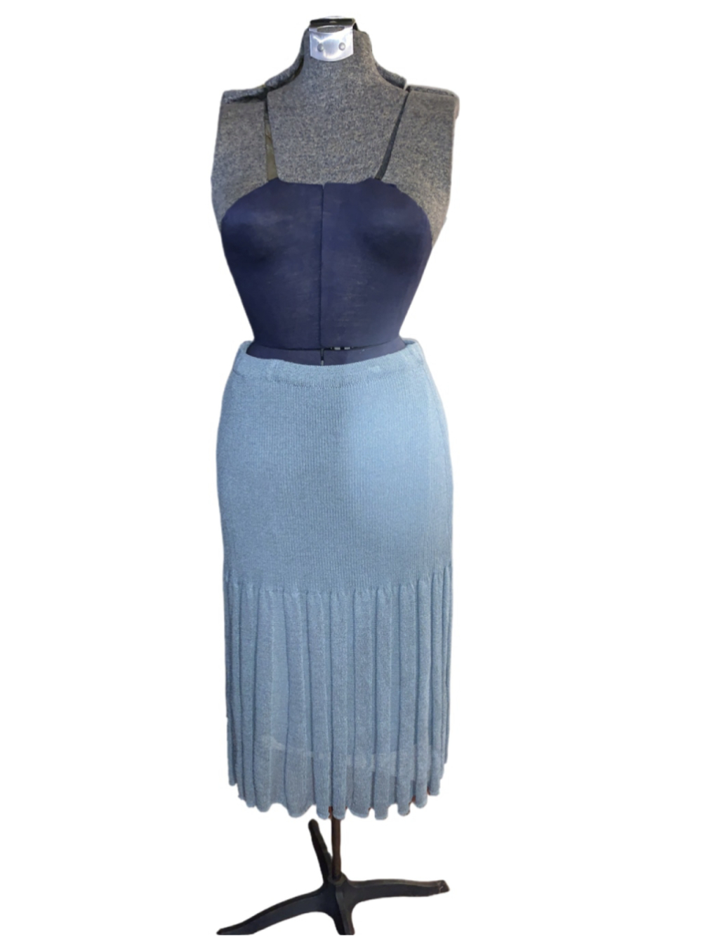 Women's Unbranded Light Blue Midi Skirt M